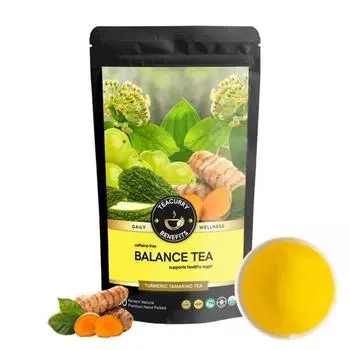 Чай для поддержки диабета TEACURRY - 50 граммов для снижения веса / 25 чашек | Чай для баланса при диабете, помогает поддерживать уровень сахара в крови | Зеленый чай для диабетиков