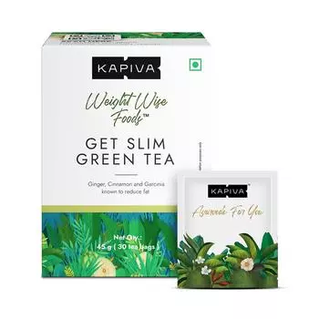 Чай для похудения (30 пак, 1,5 г), Get Slim Green Tea, Kapiva