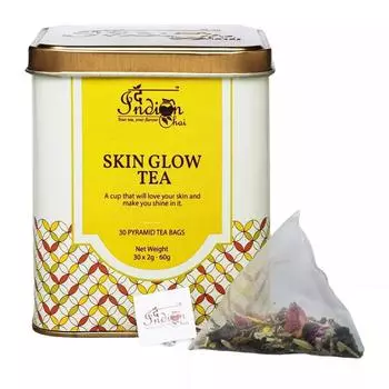 Чай для сияния кожи (30 пак, 2 г), Skin Glow Tea, Indian Chai