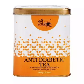 Чай для улучшения состояния при диабете (100 г), Anti Diabetic Tea, Indian Chai