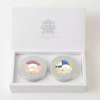 Чай Джорджа Стюарта Чай Джорджа Стюарта Teraoka Natsumi Limited Tea Earl Gray Choice Dog Illustration Leaf 30 г x 2 банки Набор 60 г Косметическая коробка Цейлонский чай