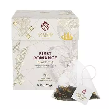 Чай East India Company Tea Romance 10 Чай британского бренда в бумажной коробке Чай East India Company Blend (Первая / Сумки)