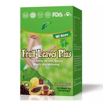 Чай Fruit & Leaves Plus – Премиум-чай для красоты, отбеливания кожи и похудения 3g*20sachets/pcs