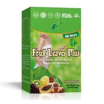 Чай Fruit & Leaves Plus – Премиум-чай для красоты, отбеливания кожи и похудения 3g*20sachets/pcs