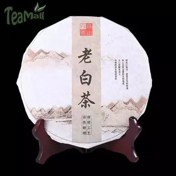 Чай Fuding Белый выдержанный чай Shou Mei Tea White Cakes 2014 г. 150г