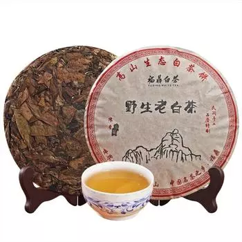 Чай Fuding High Mountain Bai Cha Shou Mei листовой дикий старый белый 2022/2023 350г
