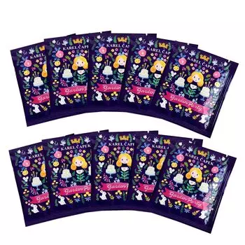 Чай Garden Party Original Tea Packet со вкусом персика в индивидуальной упаковке, 10 шт. [Karel Capek] [Черный подарок]