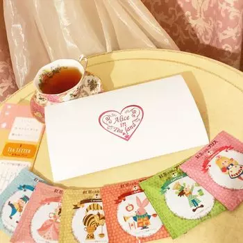 Чай-головоломка Письмо из 6 видов декофеинированного чая Earl Apple Peach Strawberry Caramel Ceylon Tea и Puzzle Совместный набор популярной загадки