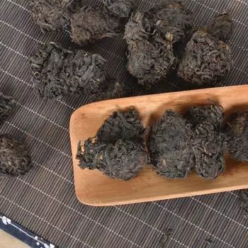 Чай Guangxi Hei Cha Aged Liu Pao Liu Bao Lao Cha Tou Golden Bud Nugget темный 500г