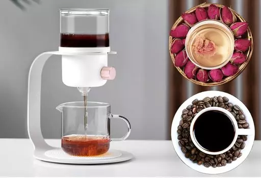 Чай Gugrida Flower Tea Кофейный капельный кофе Ручной капельный кофе Чайник и 2-дюймовый термостойкий чайник, Чайник, Сервер, Сервер, Сервер, Чайник,