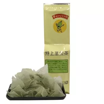 Чай Haradaen Kuki Sencha Kuki Sencha 5 г x 50 треугольных чайных пакетиков для заваривания в холодной горячей воде, которые легко подавать в стакане для заваривания чая, 1 шт. в щепотке и выливайте отходы чая