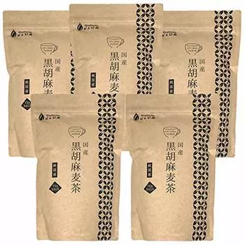 Чай Honjien, оздоровительный чай, домашний черный кунжутный ячменный чай, пакетики 10 г x 20 шт. x 5 пакетиков в наборе