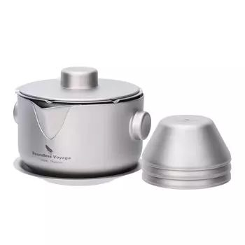 Чай iBasingo Titanium, китайский чайный набор Express, 180 мл, чайная чашка, чайный набор для путешествий, двойной ультра-чайник, в комплект входит набор для хранения, посуда, чашка, горшок, набор,