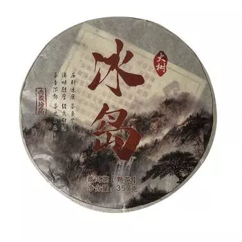 Чай Исландский Пуэр Спелый Традиционный Чайный Жмых Большое Чайное Дерево 357г 357g