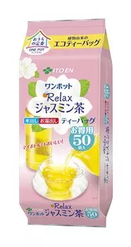 Чай Itoen One Pot Relax Jasmine Tea Eco в пакетиках x 50 пакетиков x 4 шт. 3,0 г
