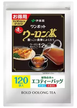 Чай Itoen One Pot Strong Oolong Tea в пакетиках по 4 г x 120 пакетиков