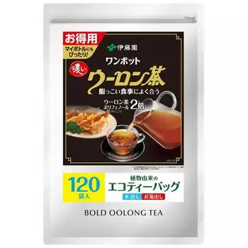 Чай Itoen One Pot Strong Oolong Tea в пакетиках по 4 г x 120 пакетиков