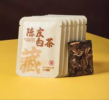 Чай из цедры мандарина, старый белый чай, небольшой чайный лист, 75 г, белый чай Xinhui Chenpi Unnan