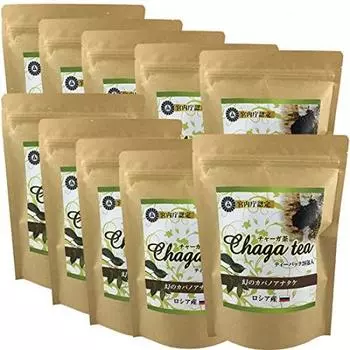 Чай из чаги в упаковке 4 г26 пакетов Чай Кабаноанатаке Чай из чаги Сертифицировано FBA Сертифицировано Агентством Императорского Двора на 100% (1 сумка) (10)