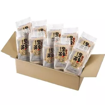 Чай из черных бобов Yugetsutei Чайные пакетики 100 упаковок Упаковки по 10 штук жареных черных бобов Питательный Богатый питательными веществами всего за (10 упаковок) Без кофеина 100%