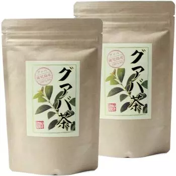 Чай из гуавы отечественного производства 3 г x 16 упаковок x 2 пакетика в наборе Чайная упаковка Произведено в префектуре Кагосима, чайный магазин Sugamo Yamatenen [100% произведено] Без кофеина