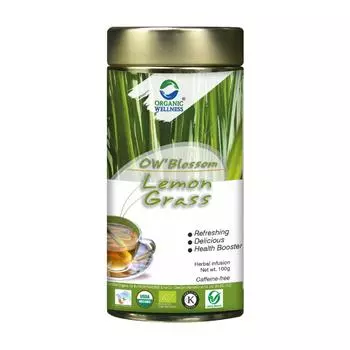 Чай из Лемонграсса (100 г), Lemongrass Tea, Organic Wellness