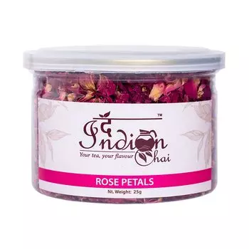 Чай из лепестков Роз (25 г), Rose Petals Tea, Indian Chai