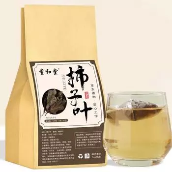 Чай из листьев хурмы, замороженный травяной чай из листьев хурмы - 120 г 120G persimmon leaf tea (4g * 30 packs)