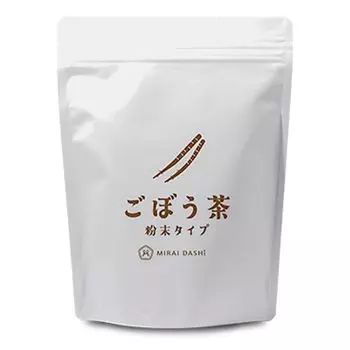 Чай из лопуха MIRAI DASHi, цельный порошок, отечественный лопух, 70 г, порошок лопуха, 100% без добавок, без кофеина