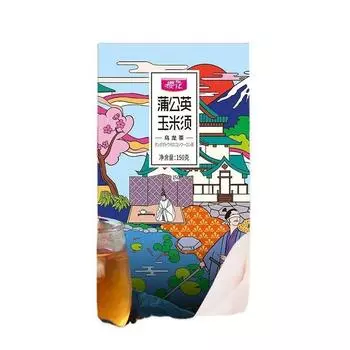 Чай из вишневого цвета, одуванчика, кукурузной шелухи и хризантемы, пакетики 150 г/5,29 унций