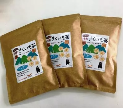 Чай из жареного топинамбура местного производства Топинамбур из Асо Кумамото x 30 пакетов x набор из 3 пакетиков, произведенный без использования пестицидов, 100% Огуни,