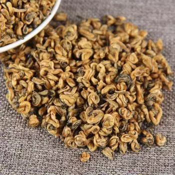 Чай Юньнань Фэнцин ДяньХун Хуан Цзинь Луо 2024 года с вкладышами Золотой чай Дяньхун Балк 250g