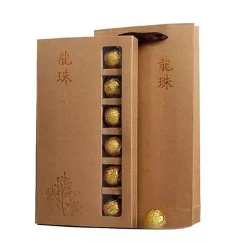 Чай Юньнань Пуэр 18шт (Золотая банка) Спелый чай Menghai Golden Buds Жемчужина Дракона