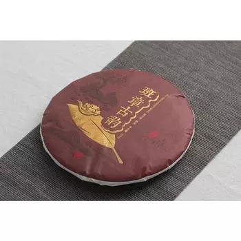 Чай Юньнань Пуэр Баньчжан Древний ритм Большой торт состаренной древесины 357г