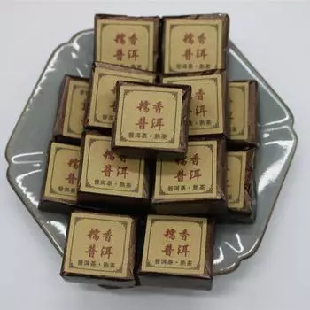 Чай Юньнань Пуэр Gnomic Fragrance Чай Пуэр Маленький Кирпич Пуэр Кирпич 500г