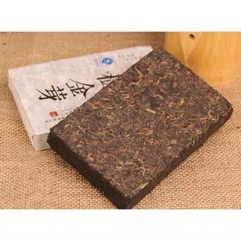 Чай Юньнань Пуэр Мэнку Древнее Дерево Золотой Бутон Чай Пуэр Кирпич 250г