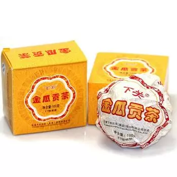 Чай Юньнань Пуэр Shimonoseki FT Special JIN GUA Tribute Puer Tuocha 100г