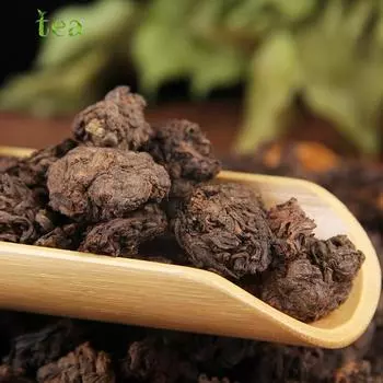 Чай Юньнань Пуэр Восьмилетний сухой чай Цан Чен Натуральный Туо Линцан Мэнку Золотой бутон Старая чайная головка Рассыпной чай Средний Туо 500g