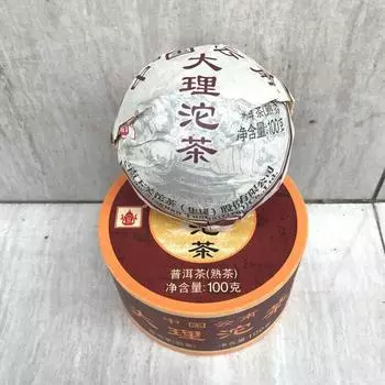 Чай Юньнань Сягуань DALI Туоча Шу Пуэр Чай Пуэр спелый Пуэр 100г в упаковке