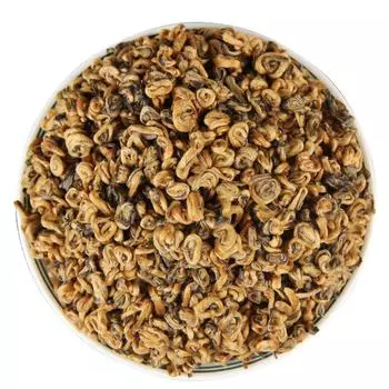 Юньнаньский золотой чай Дяньхун Балк Фэнцин Дянь Хун Хуан Цзинь Ло листовой 250g