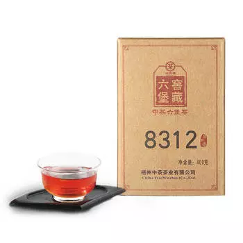 Чай китайский темный Liu Bao Cha 8312 Batch 401, 2014 год, 400г