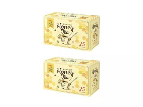 Чай Kobe Bussan Honey Tea Чай Honey Tea Цейлонский чай из Шри-Ланки в сочетании с гранулами меда Черный чай Sri Lanka Honey Черный чай Ceylon в пакетиках Тип 25 ЧАЙ