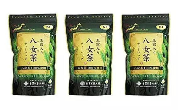 Чай Koga Seicha Honpo Yame с чаем Gyokuro Yame Чайные пакетики 250 г x 50 x набор из 3 шт. 100% (5г пакеты)