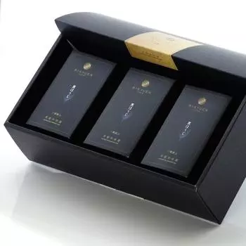 Чай Kyoto Rikyuen Black Hoji Tea, набор из 3 пакетиков Hojicha, 1 бутылка 30 г, 3 бутылки в подарок, чай в подарок, сделано в Японии, конец года, kuro-303bag