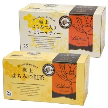 Чай Lakshimi Finest Honey Tea Ромашковый чай с лучшим медом 2 вида по 1 набору каждого (Лакшми)