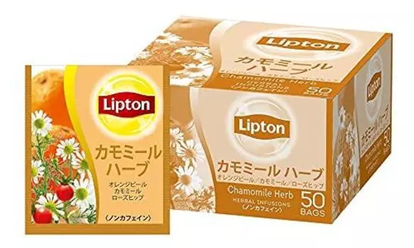 Чай Lipton Chamomile Herb в алюминиевых пакетиках 2,1 г x 50 без кофеина/без кофеина