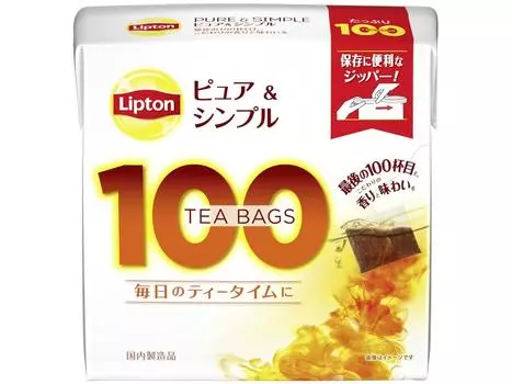 Чай Lipton Pure Simple в пакетиках 100 пакетиков x 3 &