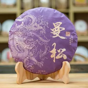 Чай Мансонг Пуэр 357 г, производитель чайных блинов, прямые продажи чая Пуэр из Юньнань, выдержанного на старых деревьях 357g