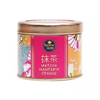 Чай Матча с Мандарином (50 г), Matcha Mandarin Orange, Karma Kettle