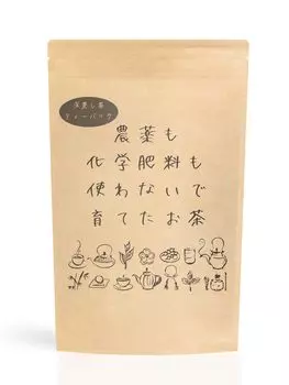 Чай Mizutama Farm, выращенный без использования пестицидов или химических удобрений. Зеленый чай в пакетиках x 100 шт., большая емкость для коммерческого использования.